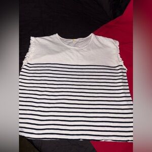 Boden White Sleeveless Top